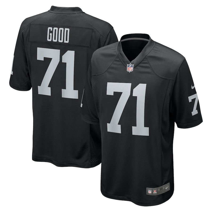 Men Oakland Raiders #71 Denzelle Good Nike Black Game NFL Jersey->oakland raiders->NFL Jersey